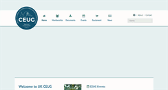 Desktop Screenshot of ceug.ac.uk