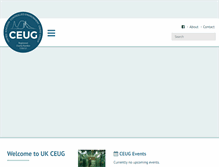 Tablet Screenshot of ceug.ac.uk